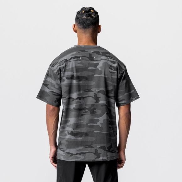 ASRV 0514. COTTONPLUS™ OVERSIZED TEE - BLACK CAMO - Picture 2 of 3